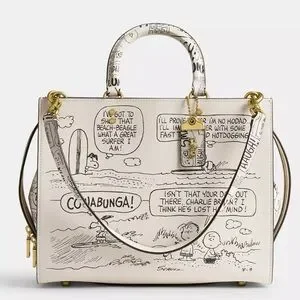 Coach | Bags | Coach X Peanuts Rogue Bag With Newspaper Print